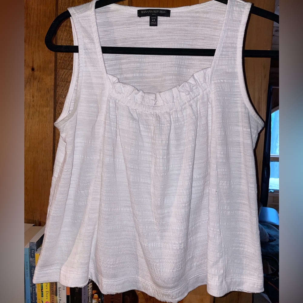 Banana Republic White Blouse